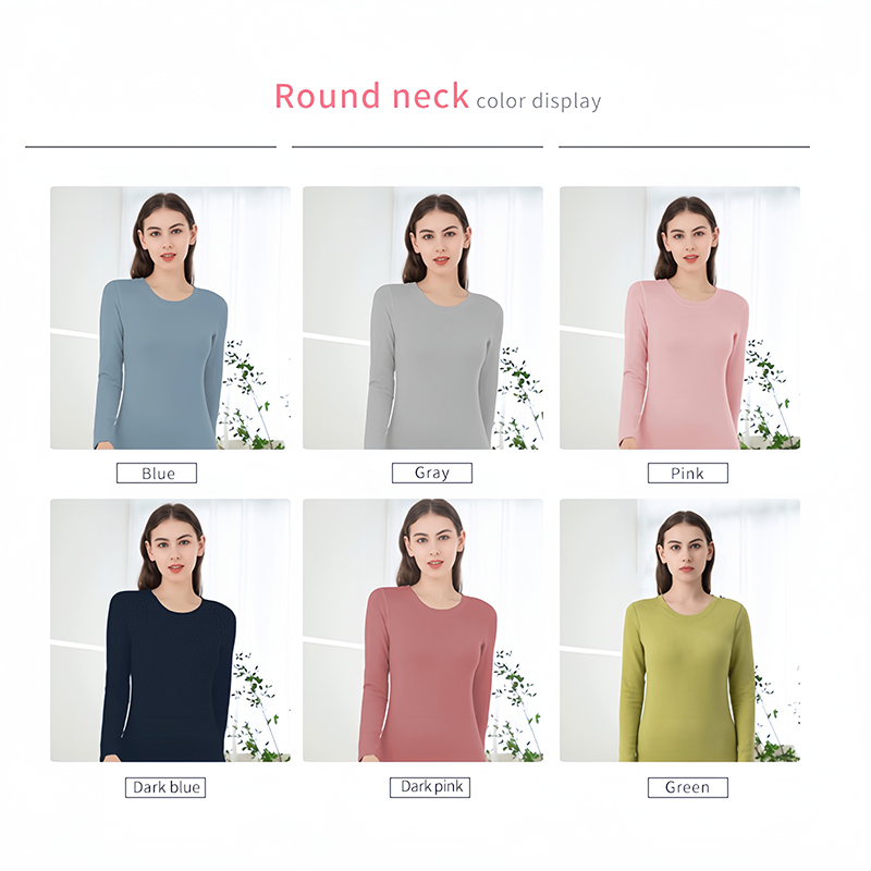 Ab Side German Fleece Crew Neck Thermal Women Set