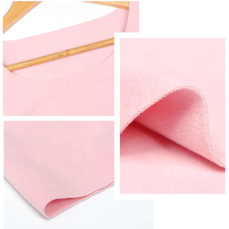 Women German Fleece Seamless Crew Neck Thermal Set