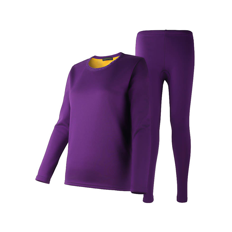 Warm Fleece-Lined Thick Thermal Women Set