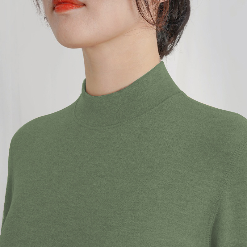 Mid-Neck Thermal Underwear Women Set