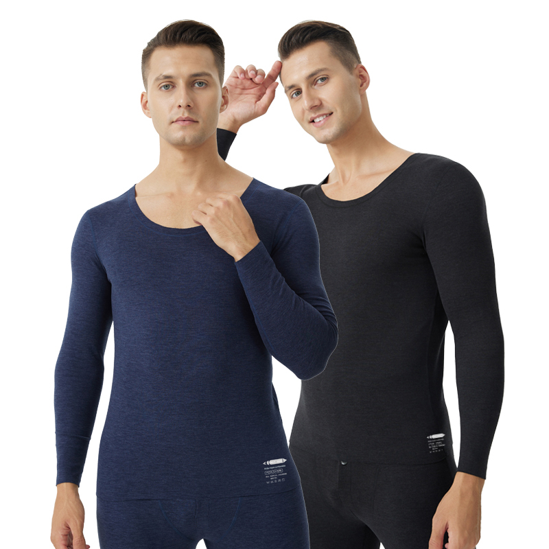 Crew Neck Thermal Underwear Men Thermal Underwear Sets