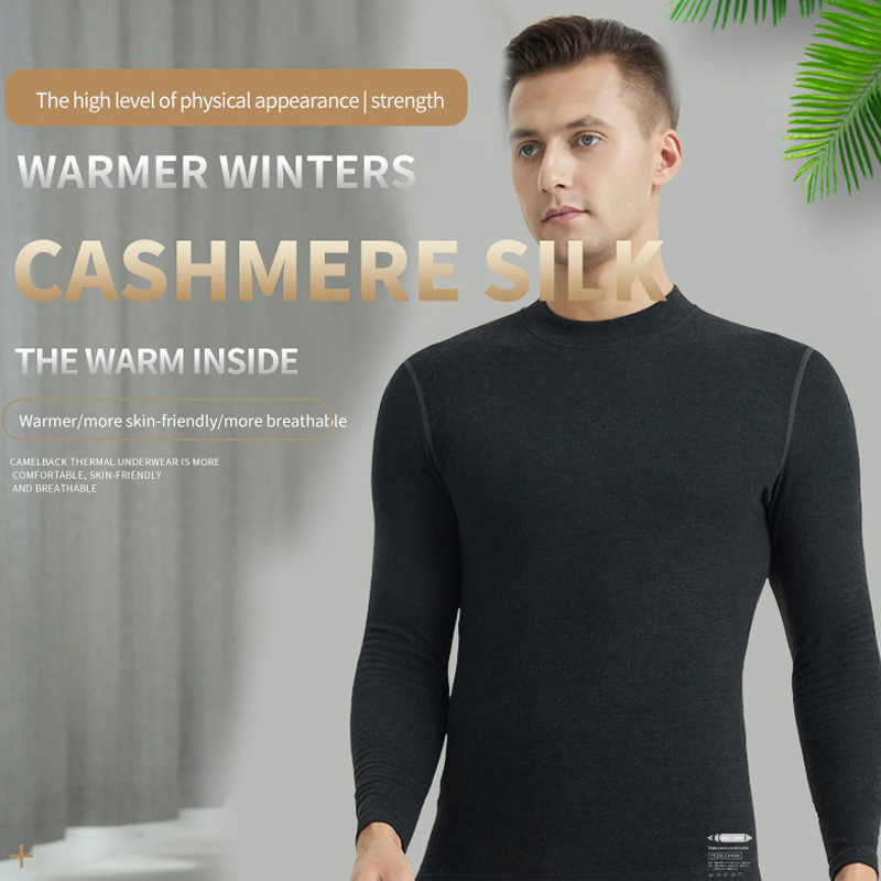 Middle Neck Thermal Underwear Men Sets