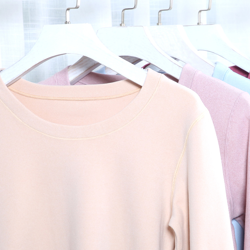 Women German Fleece Brushed Crew Neck Thermal Set