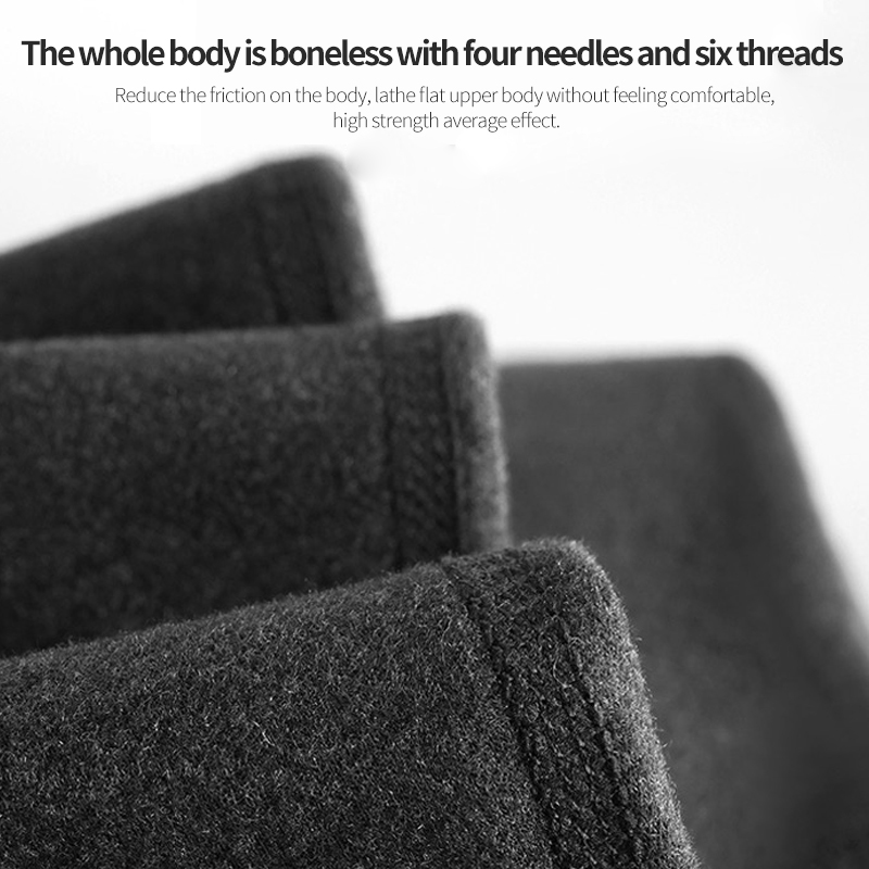 Crew Neck Patch Thermal Underwear Men Sets