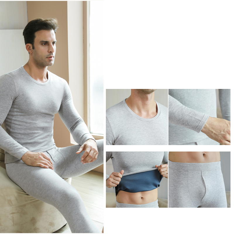 Classic Rabbit Fur Thermal Underwear Sets