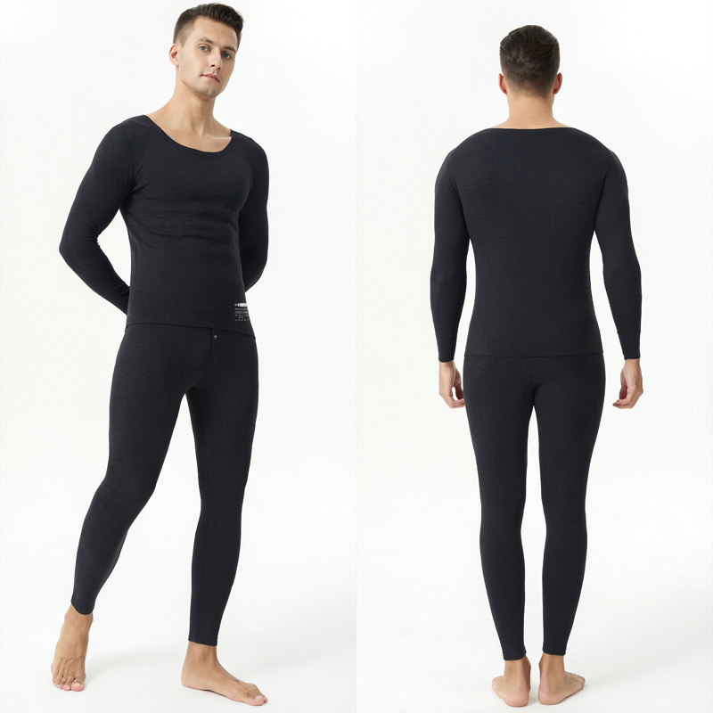 Crew Neck Thermal Underwear Men Thermal Underwear Sets