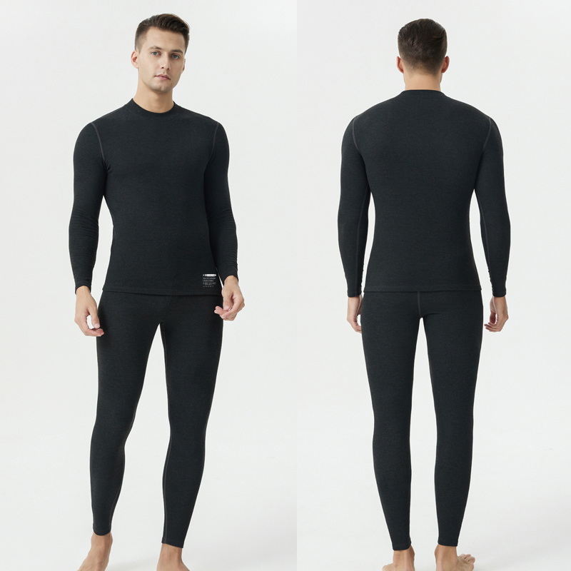 Middle Neck Thermal Underwear Men Sets