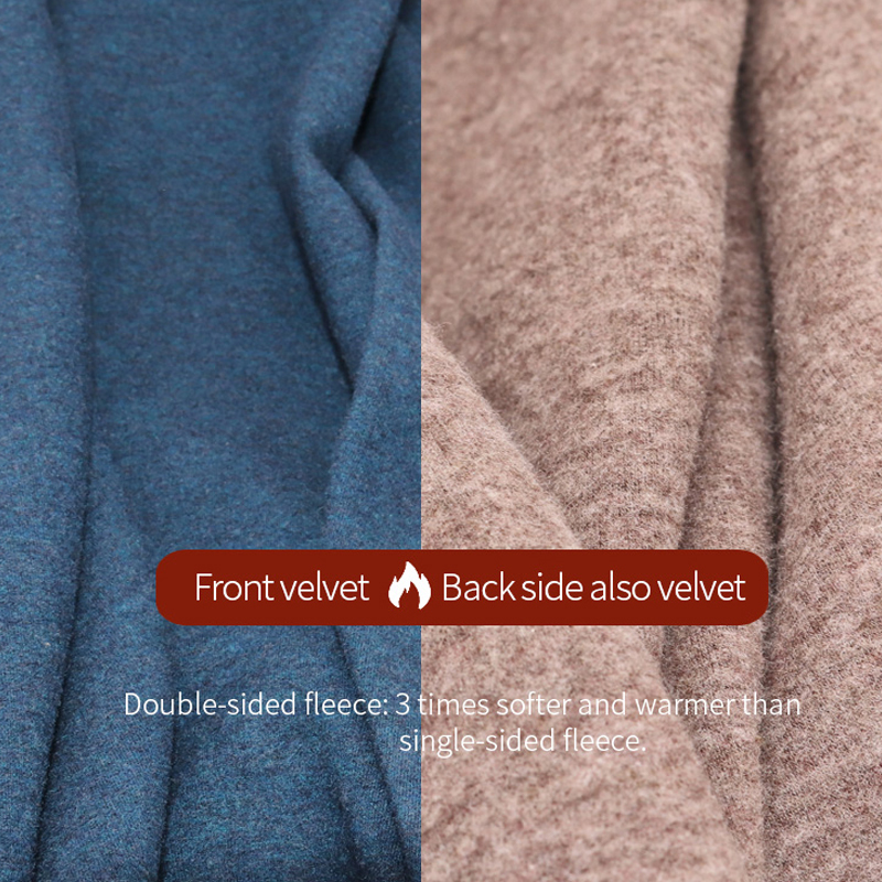 Camel Hair Crew Neck/Middle Neck Thermal Underwear Men Sets